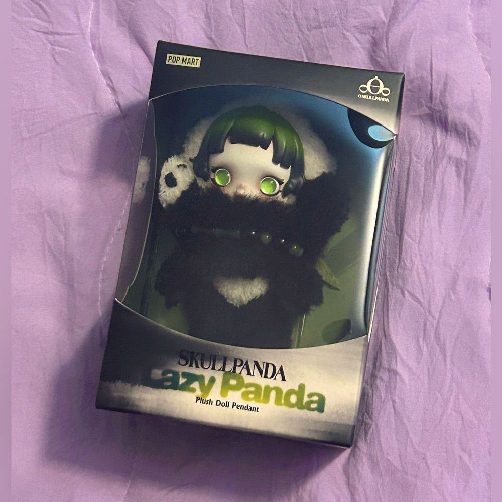 SkullPanda Lazy Panda Plush Pendant